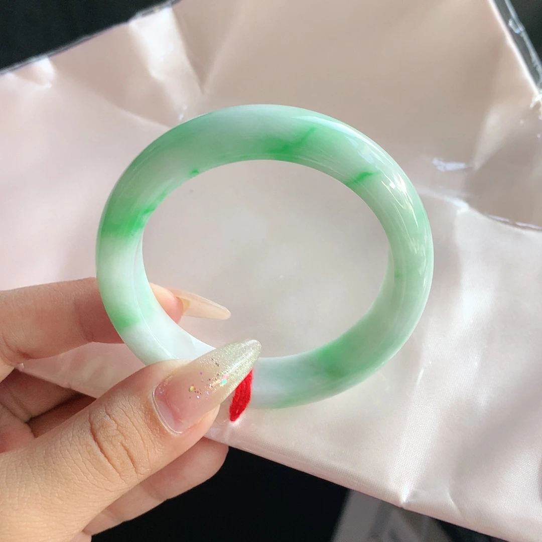 未镶嵌手镯翡翠53 天然缅甸a货翡翠0002