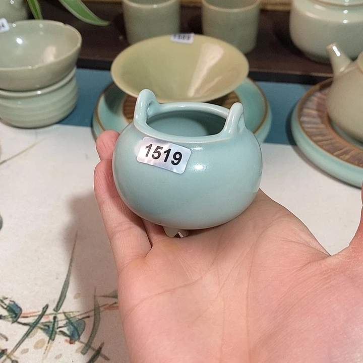 汝瓷1519 青鸾汝瓷汝州发货