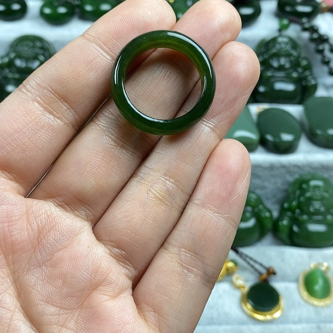 和田玉（碧玉）未镶嵌颈饰19mm