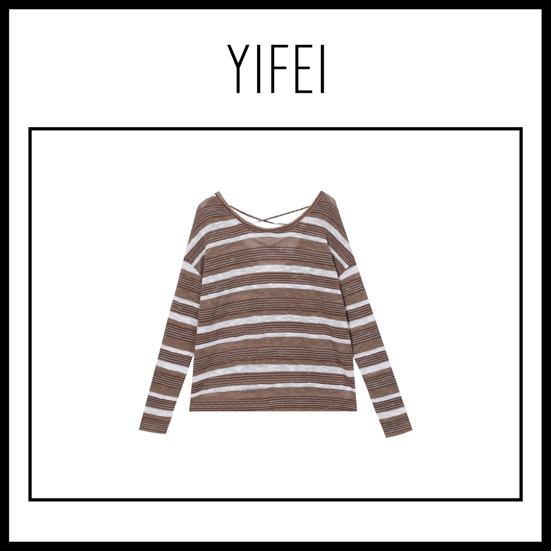 【艺菲专属】 X1F38007B 优雅女士秋季线衣