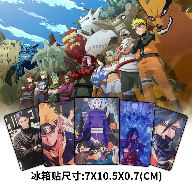 画师二创热门动漫火影忍者周边亚克力冰箱贴磁吸贴7*10.5*0.7