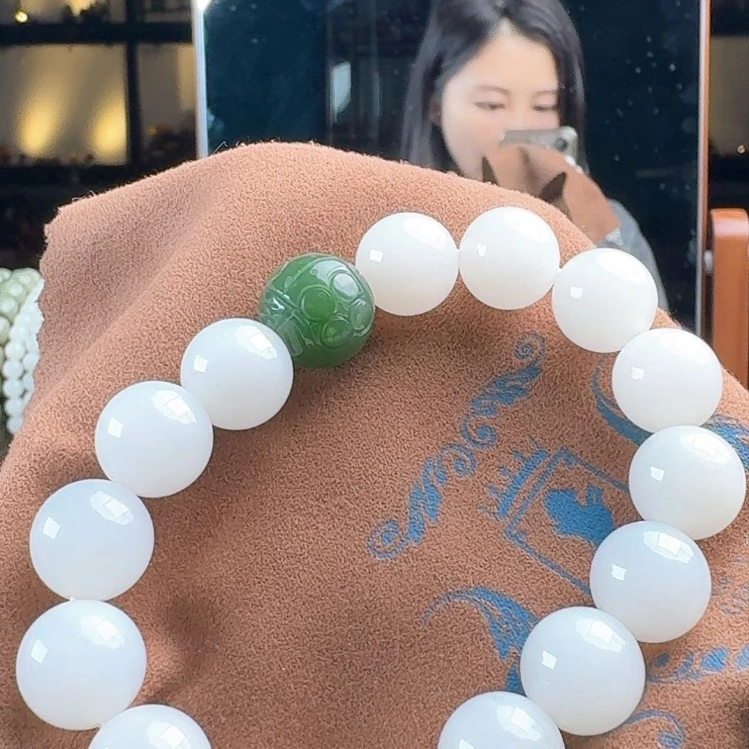 和田玉（糖玉）手链未镶嵌