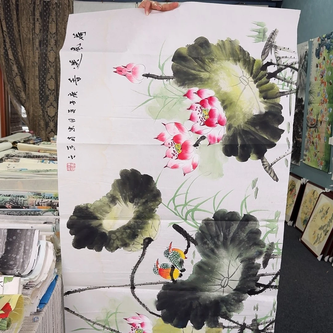 纯手绘国画作品作品