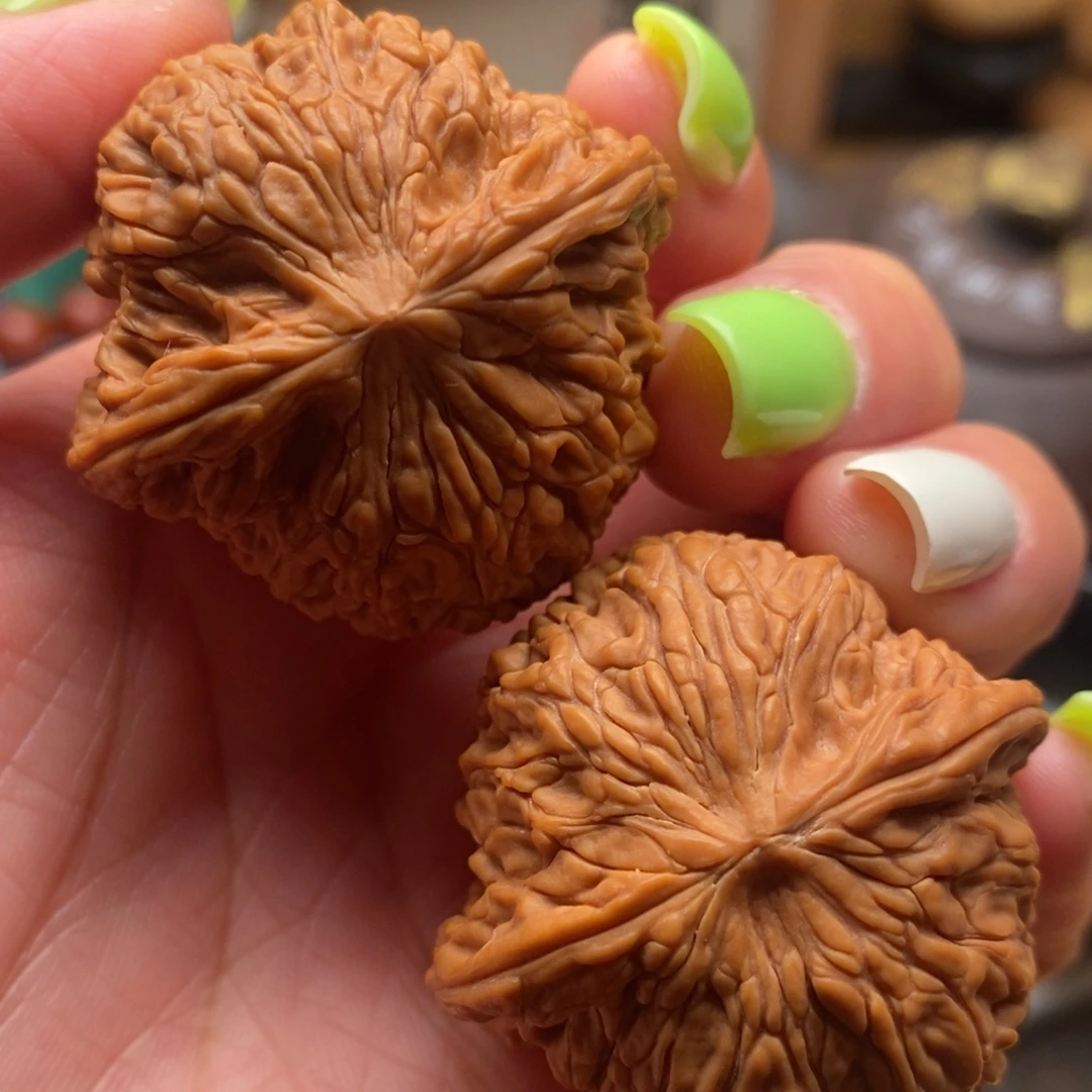 把件文玩核桃40尺全品磨盘狮子头