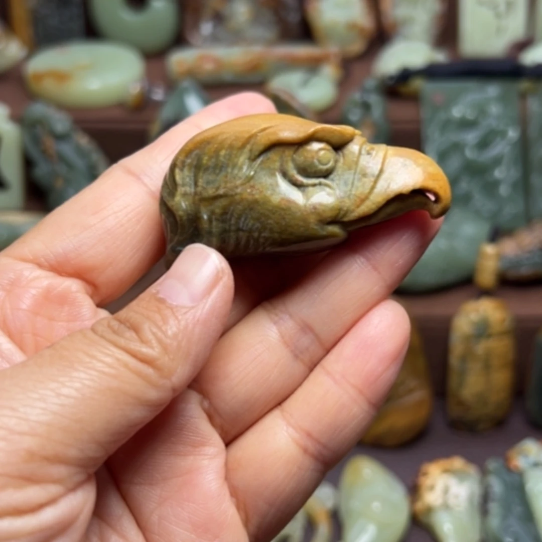 【闪购商品】岫岩河磨玉（透闪石质玉）未镶嵌颈饰