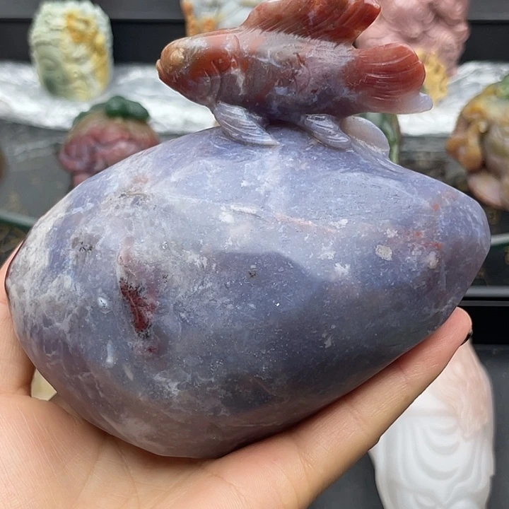 石英质玉未镶嵌摆件