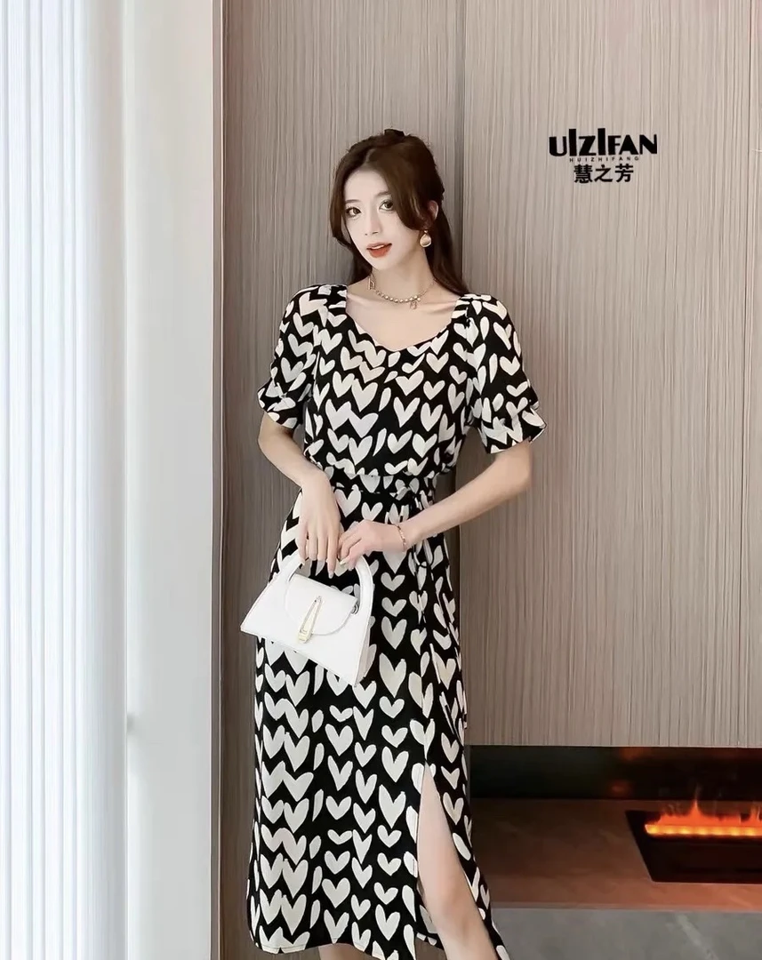 B2360夏季新品时尚修身连衣裙