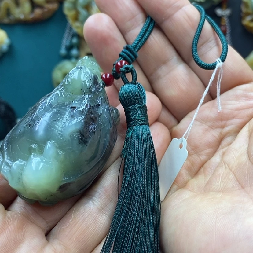 【闪购商品】蛇纹石玉未镶嵌手把件