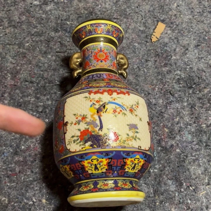 瓷片都是自己家的拍就完