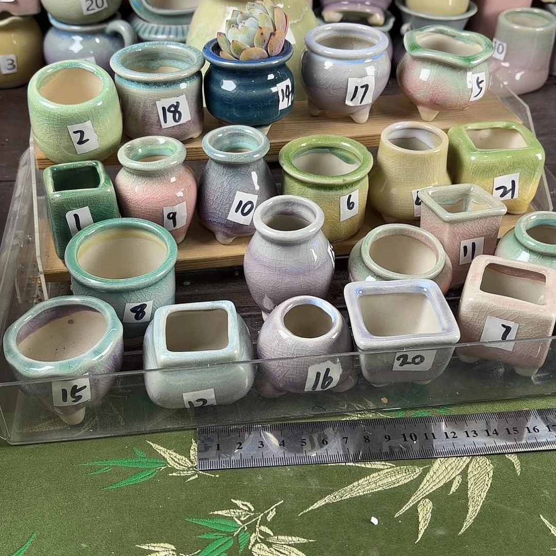 陶瓷量货/口2.5-4.5高深浅搭配发12个