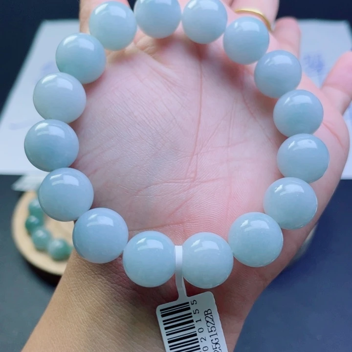 未镶嵌定制翡翠珠串