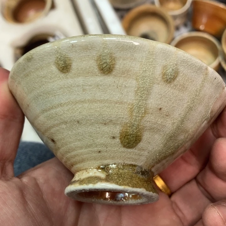 柴烧杯子宝瓶大放漏