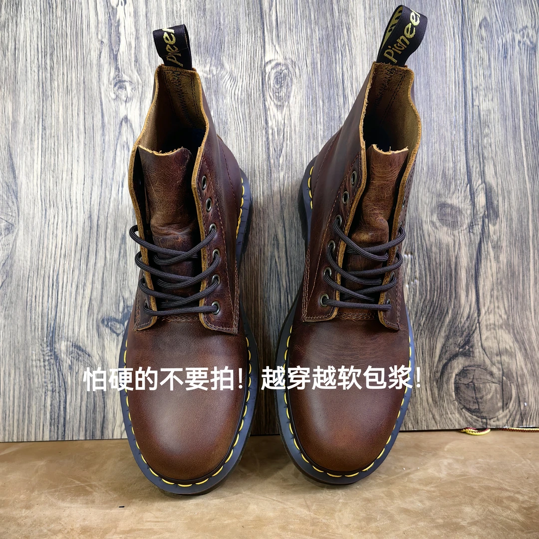 瑕疵 顺丰包邮 固特异工艺 男士牛皮做旧擦色 马丁靴 福利