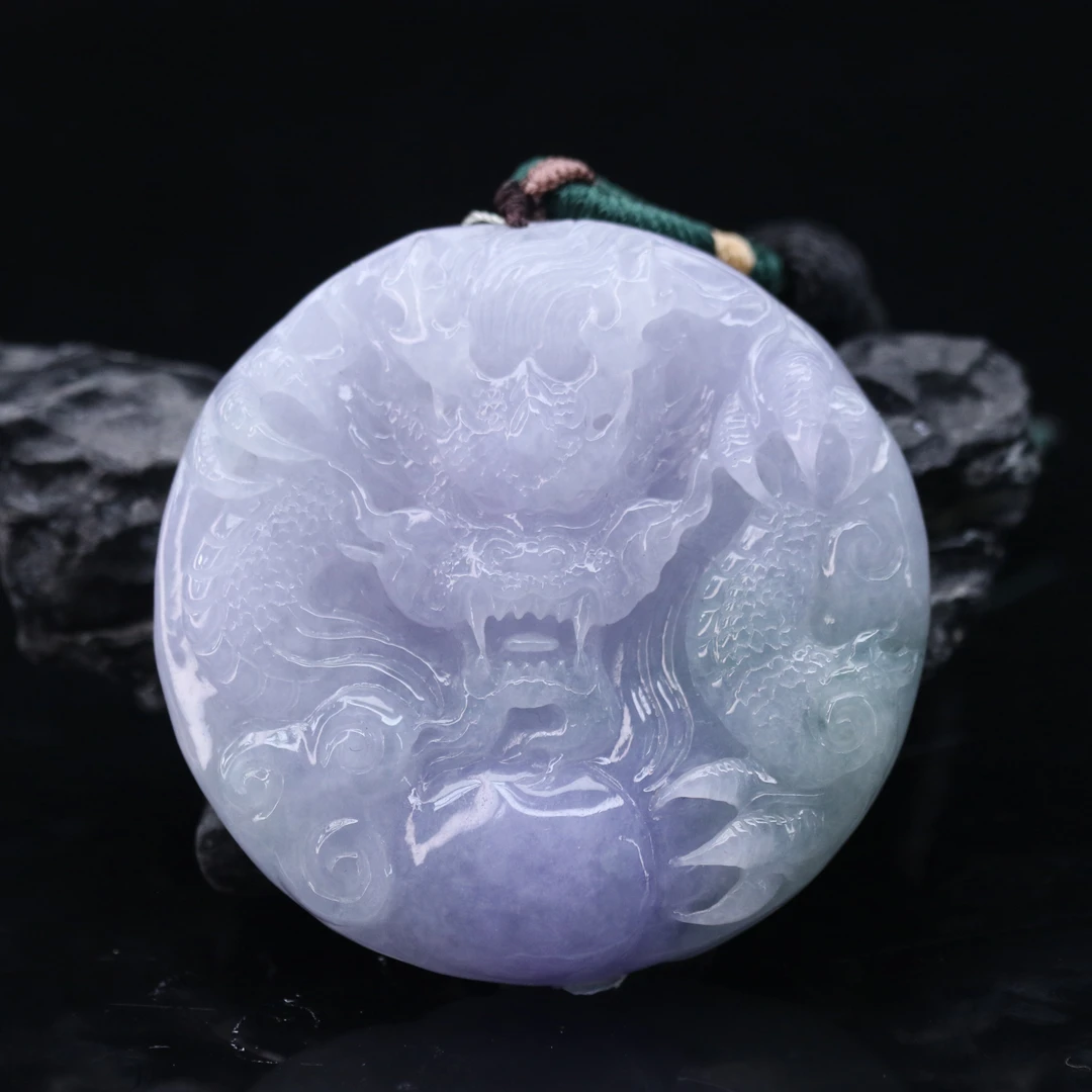 52天然缅甸翡翠A货龙牌/200081/上海嘉禾拍卖