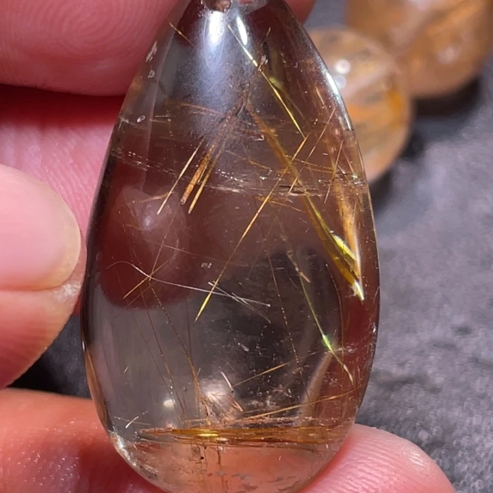 诗***意未镶嵌颈饰发晶钛晶