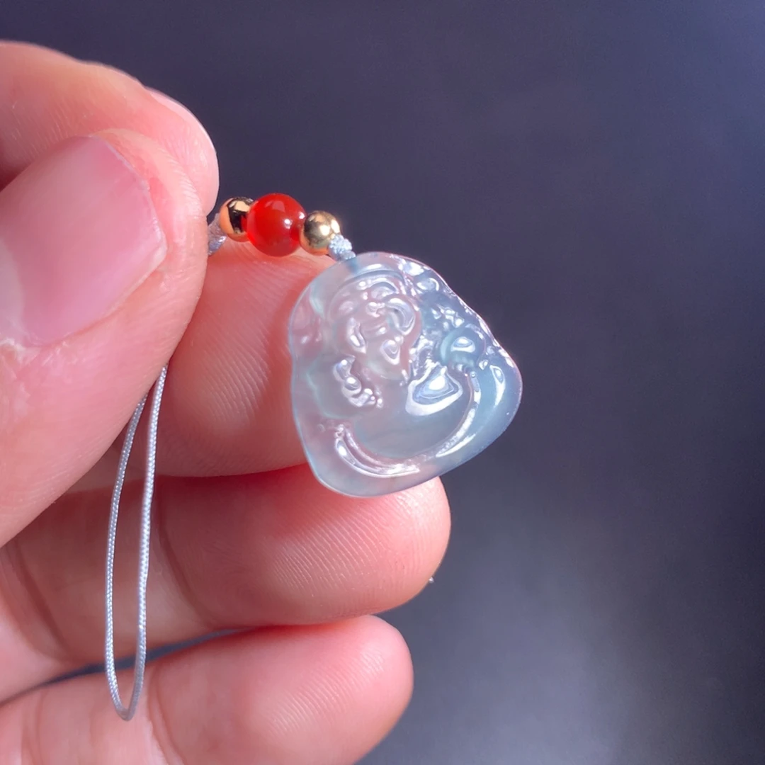 翡翠未镶嵌颈饰天然A货翡翠时尚气质女款吊坠挂坠