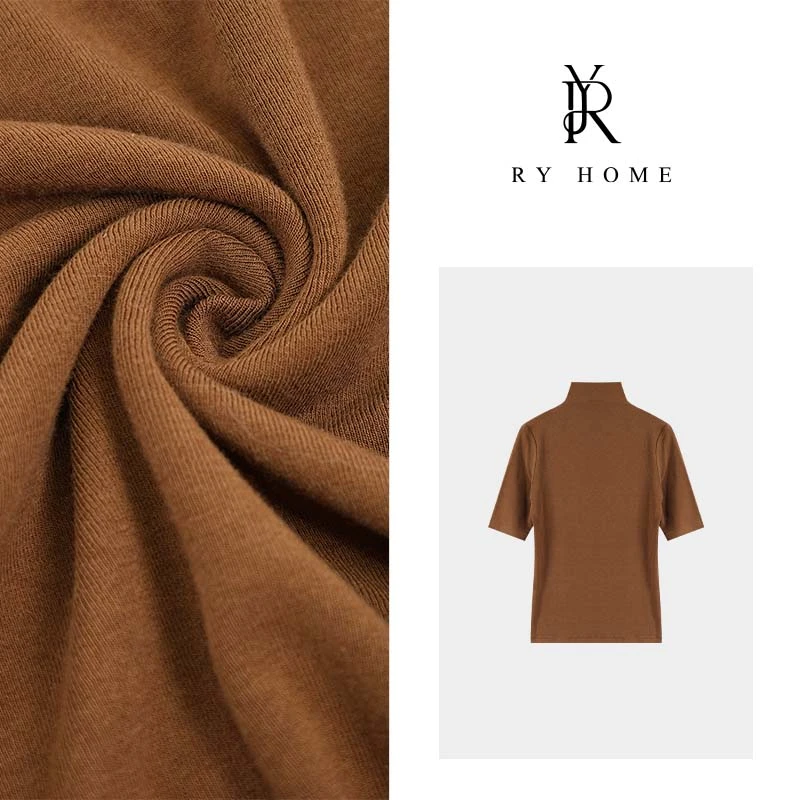 【容雨RYHOME】精仿棉细织防静电五分袖打底衫T1654