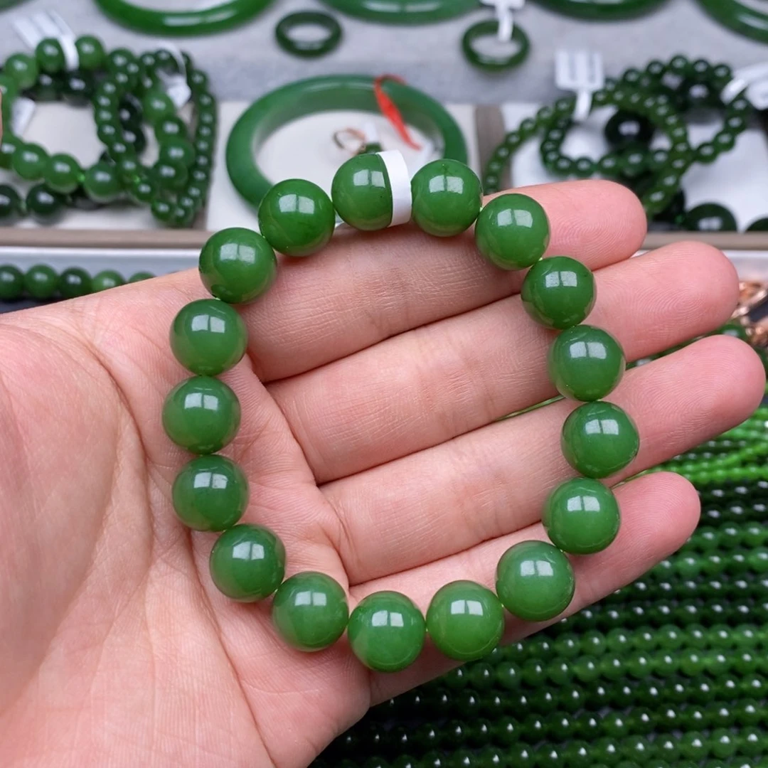 未镶嵌手串和田玉（碧玉）卡12