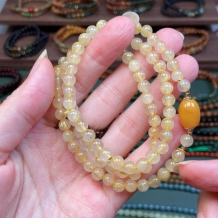 发晶手链未镶嵌0.6