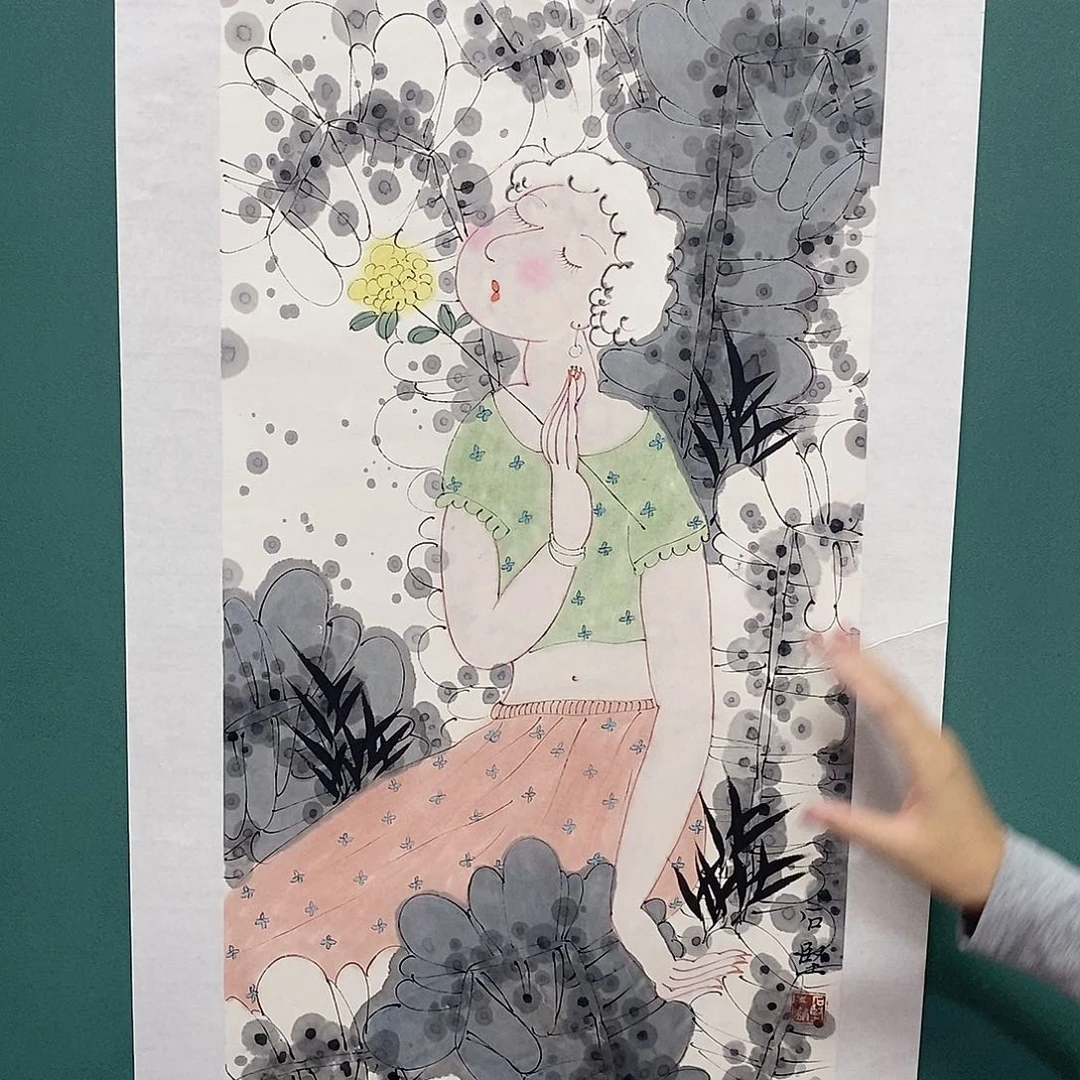 国画欧阳石坚老师作品