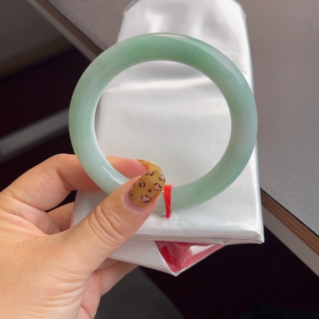 翡翠未镶嵌手镯55-56