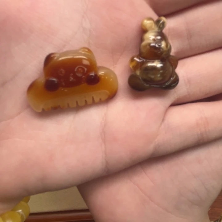 裸石琥珀未镶嵌东*天然蜜蜡配件