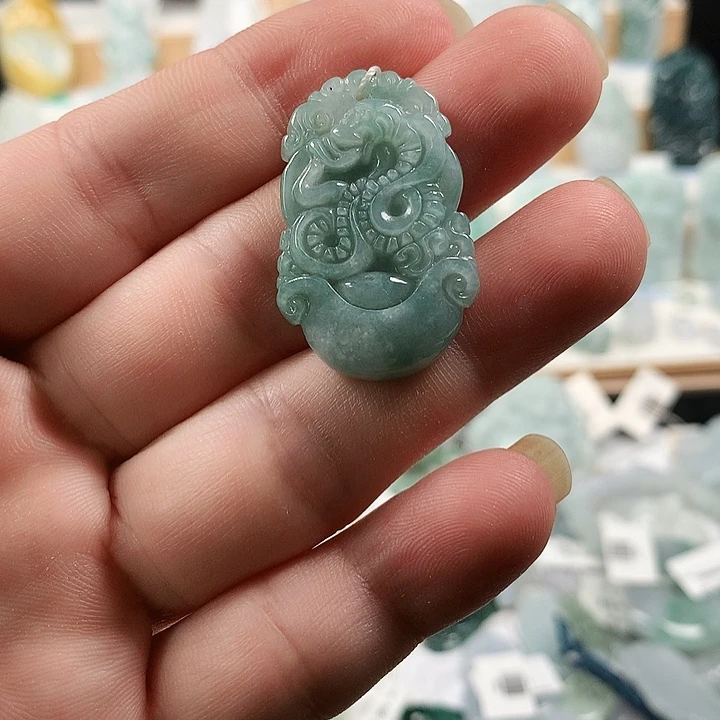 吊坠(不含链)未镶嵌翡翠21生肖蛇