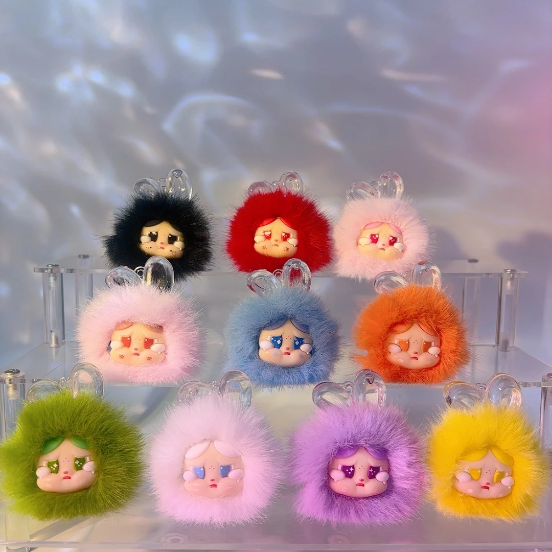 20成团】夜光哭娃耳机兔，10色桌面车载办公室DIY摆件