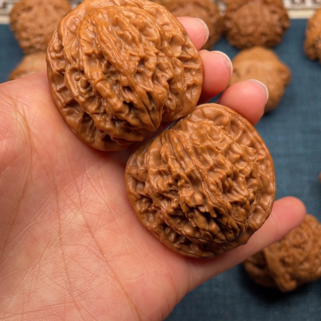 把件文玩核桃43.5全品虎头