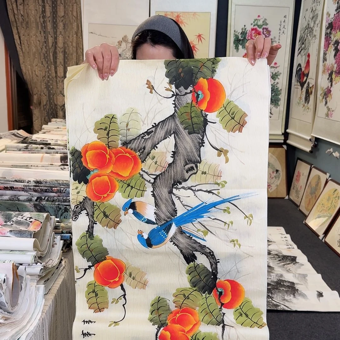 纯手绘国画作品好看