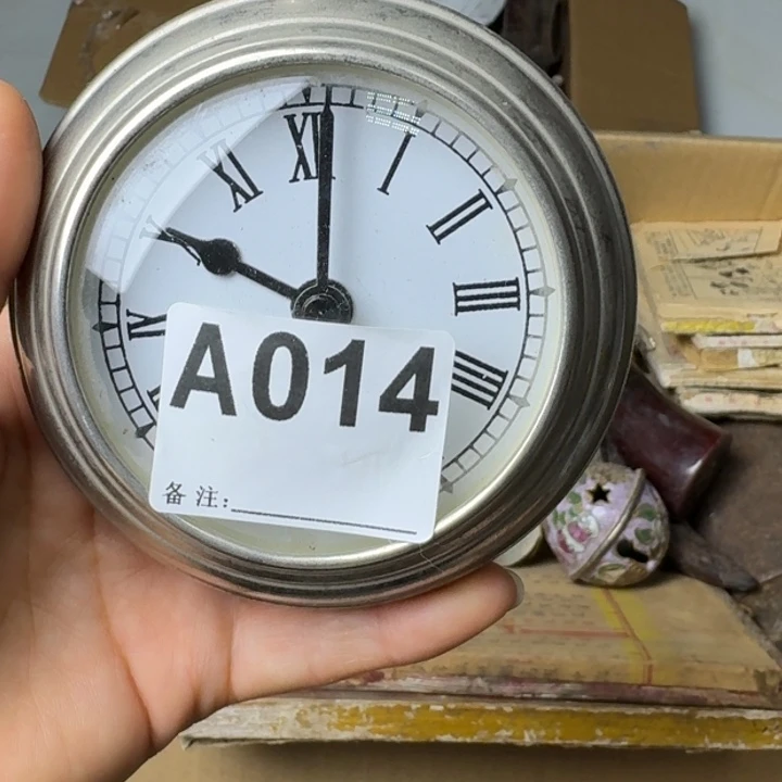 菠***冬石材小钟表014腾煜工艺品