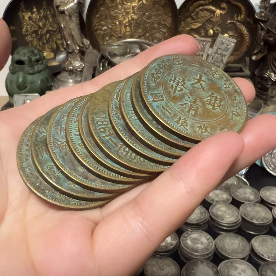 金属复古老藏铜元