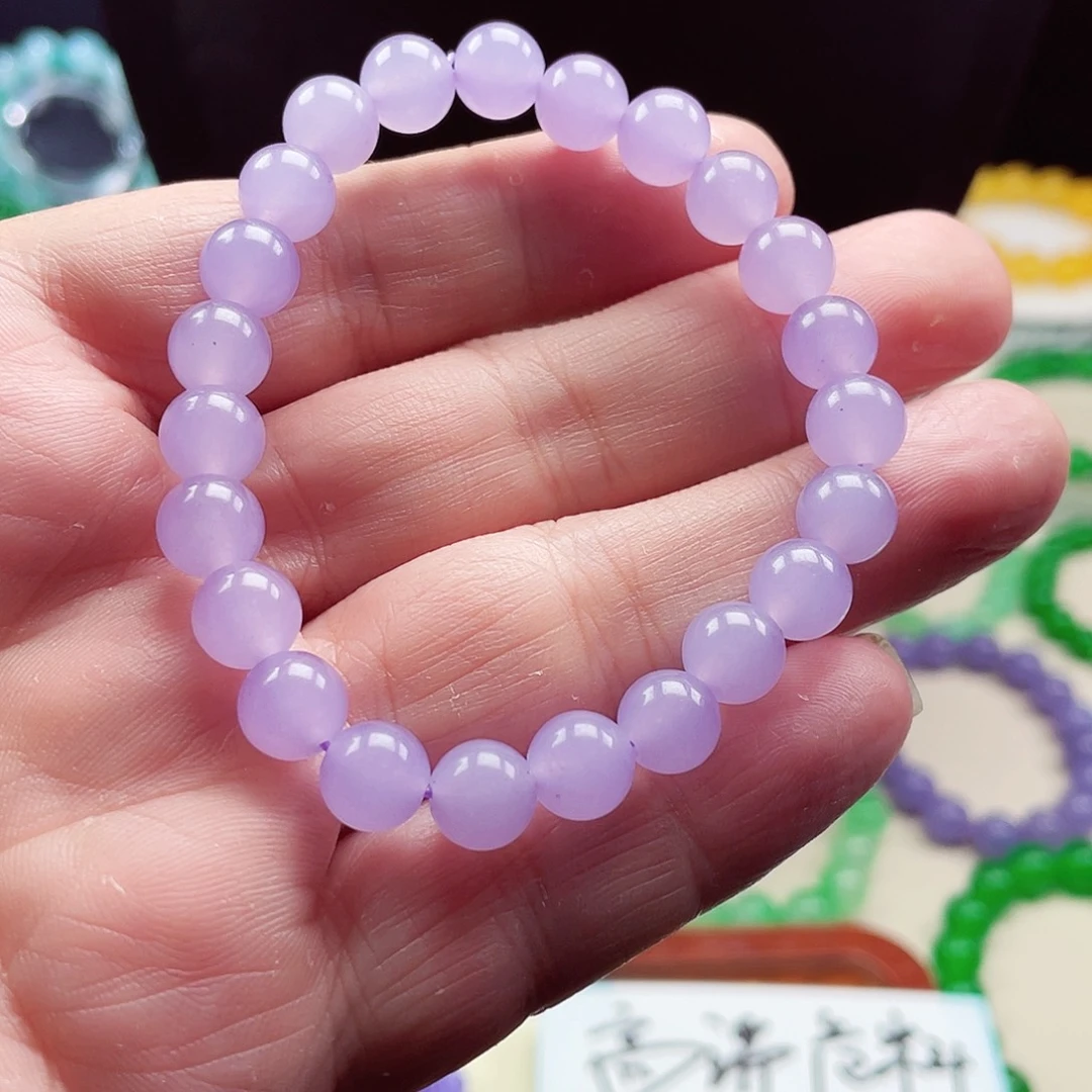 翡翠未镶嵌颈饰卡8翡翠珠链男女款14