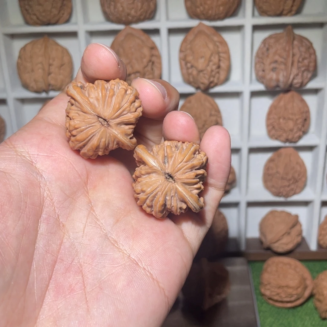 文玩核桃把件34四座楼全品
