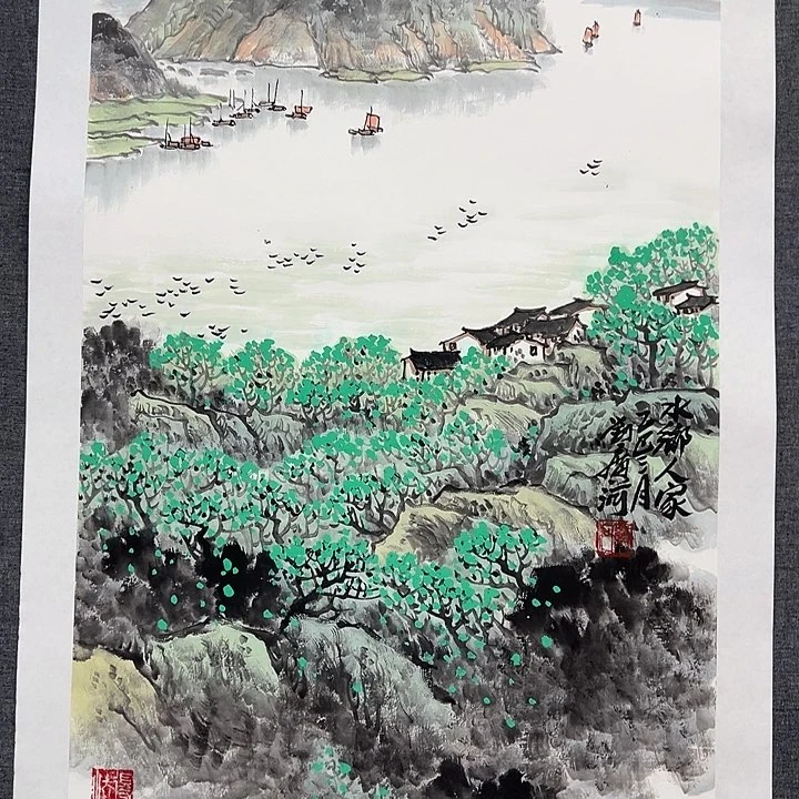 国画书画作品多次