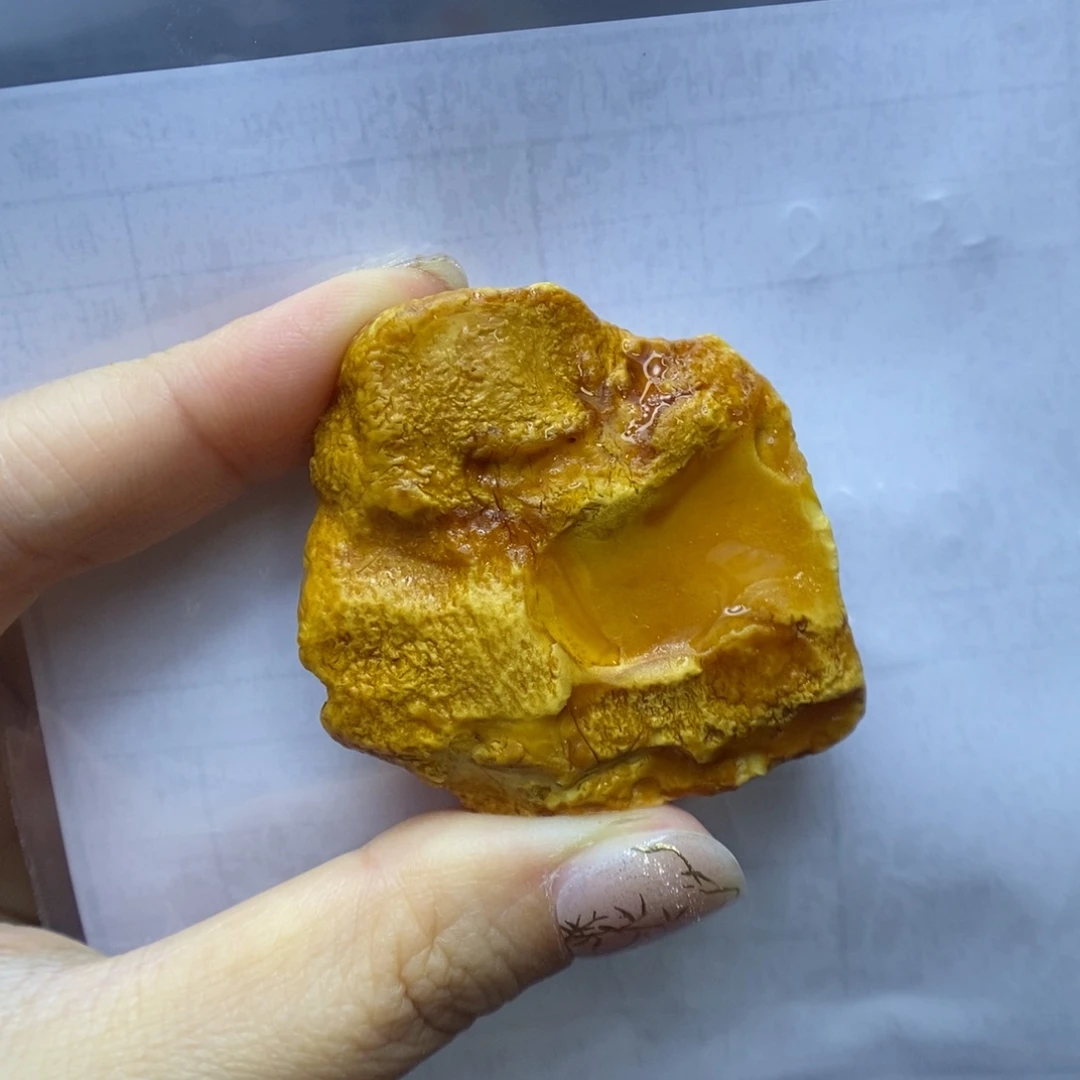 猫***颜未镶嵌定制蜜蜡郎