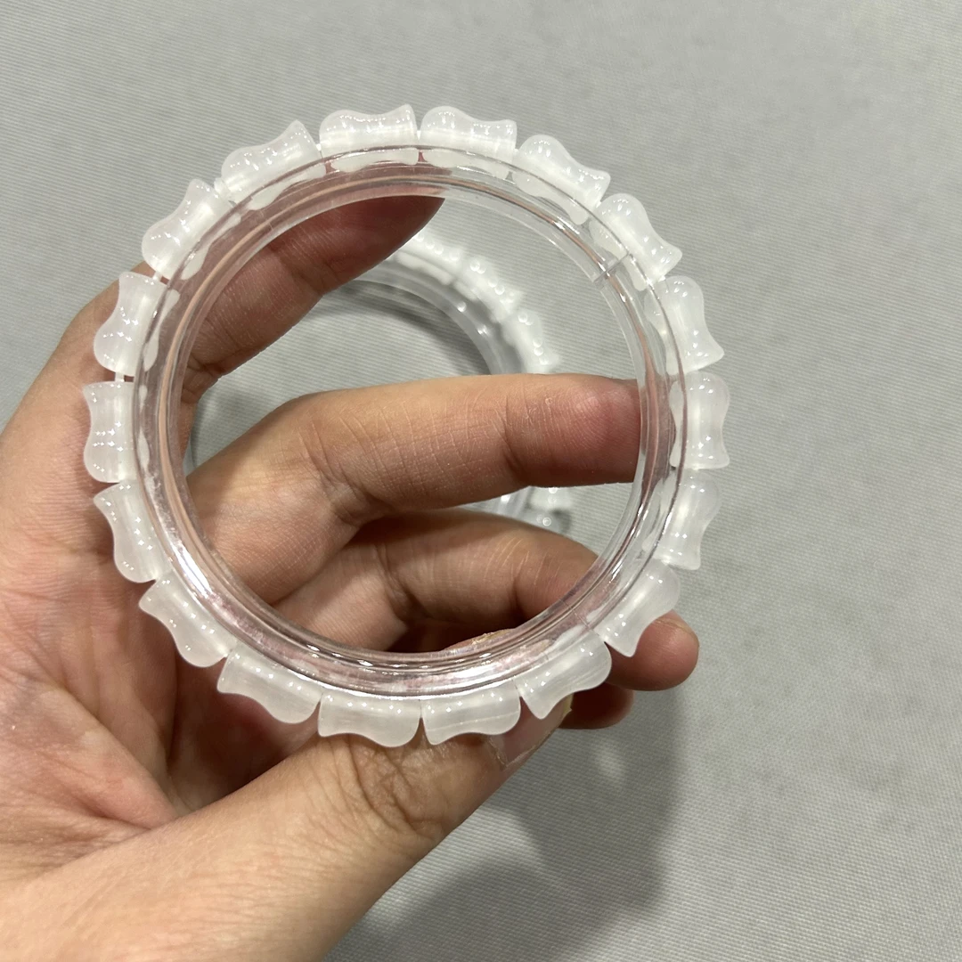 A419 白竹节 步步高升 素圈单圈手串