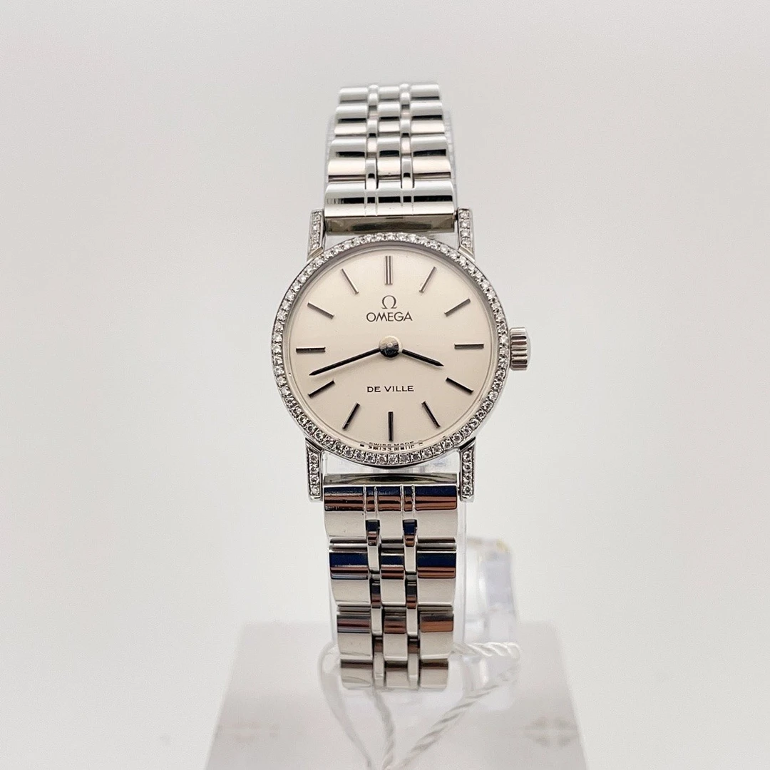 95新 Omega/欧米茄  手动机械后钻21mm/公价32999/w12013