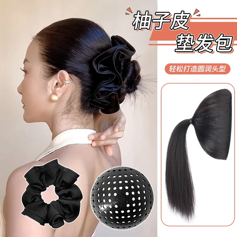 【梦蜜】网红爆款柚子皮盘发器加厚不变形不伤发懒人丸子头神器