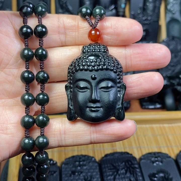 和田玉（青玉）未镶嵌颈饰