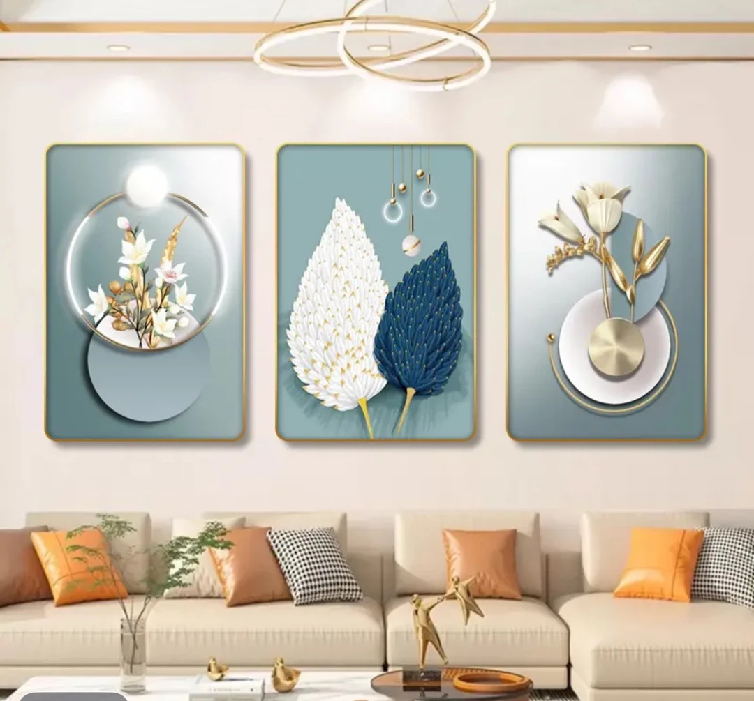 （新疆包邮）XSL08 轻奢客厅挂画现代简约风小沙发沙发背景墙装饰画