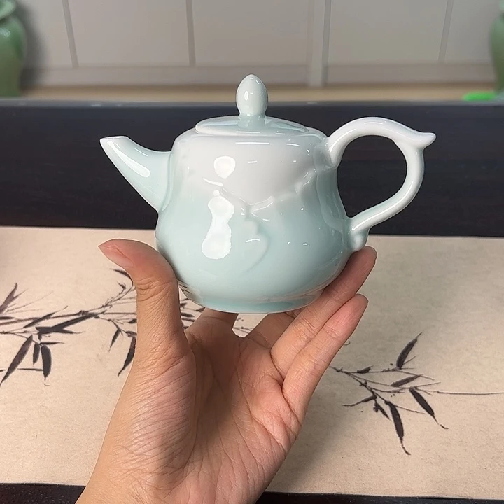 龙泉云间青瓷小米茶器