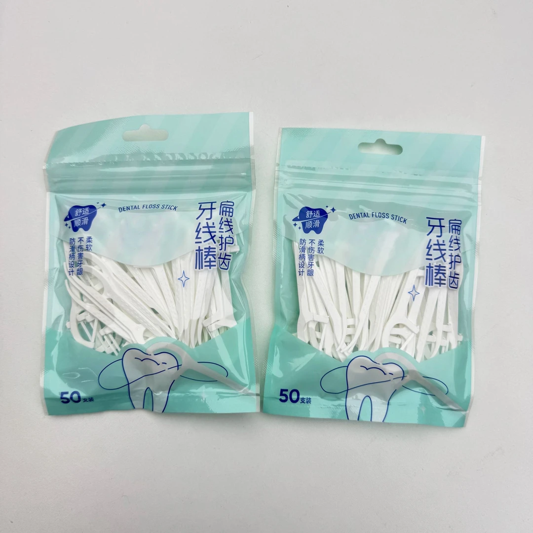 F128  扁线护齿牙线棒