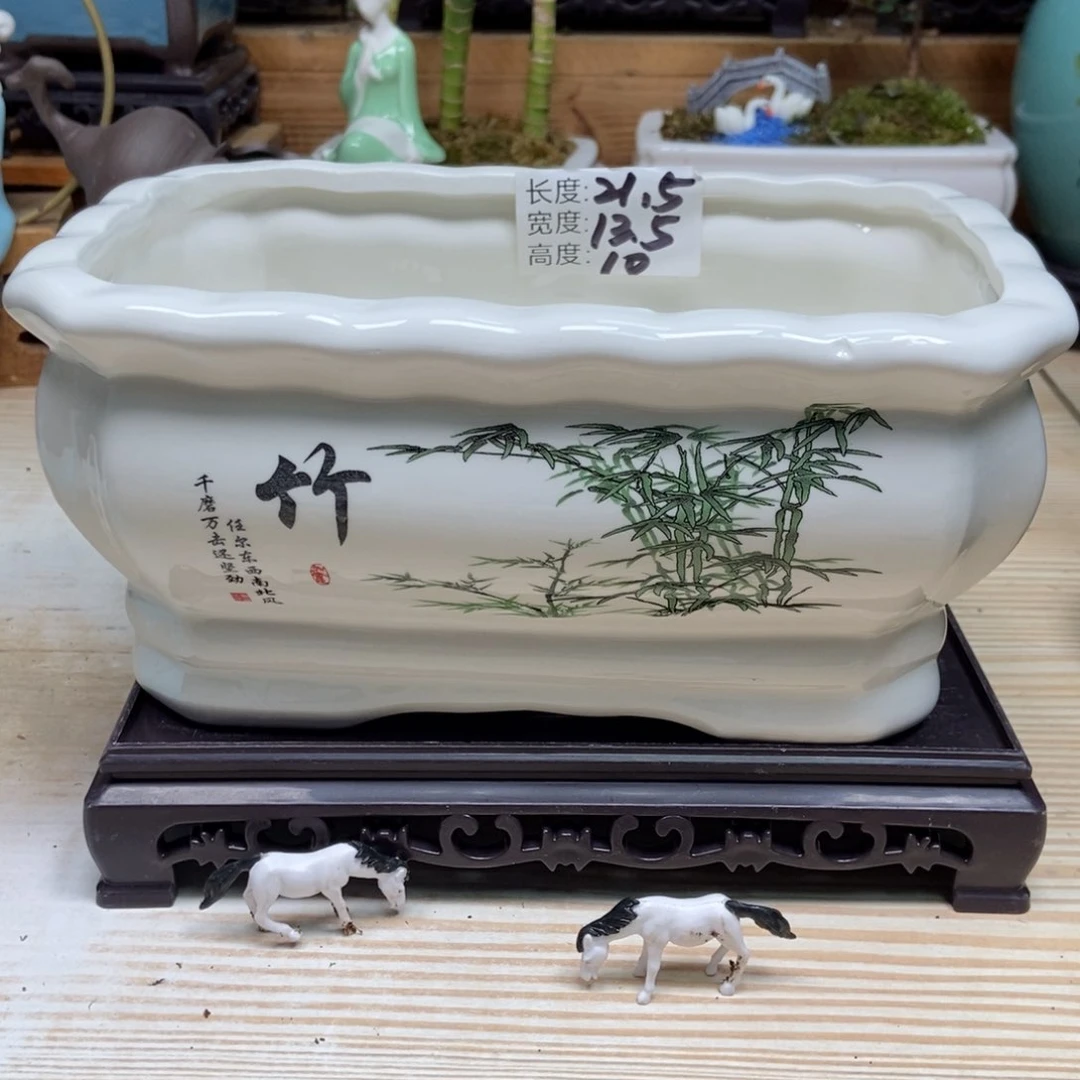 瓷片陶瓷花盆陶瓷艺术