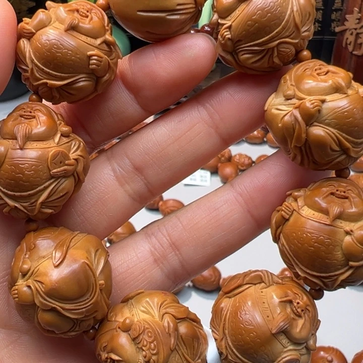 橄榄核手串/手链26八方来财