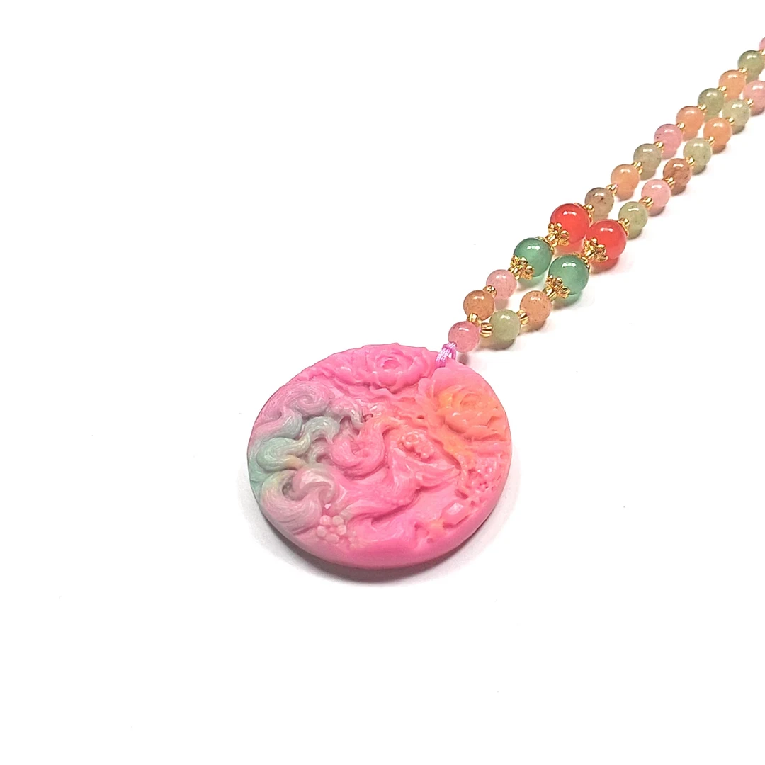 HN005 精美珠宝项链 尺寸47*8mm