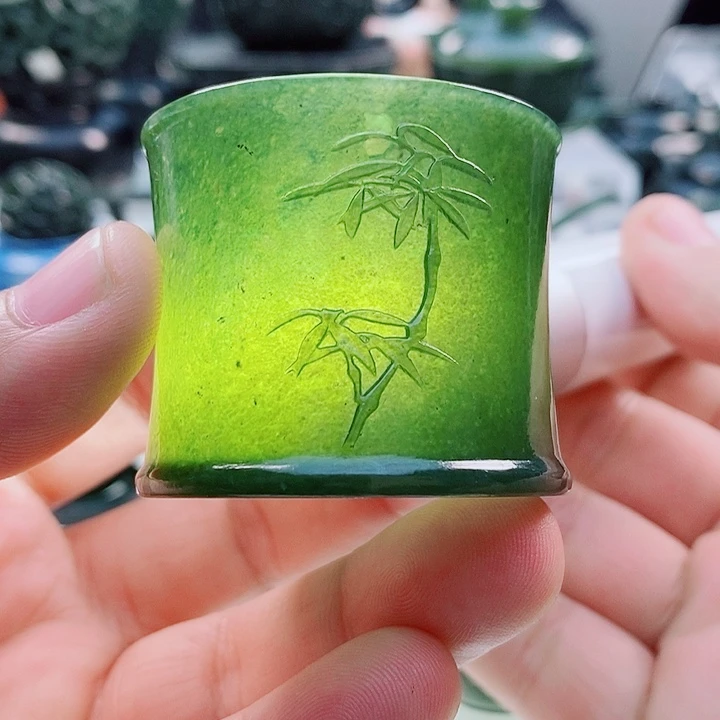 和田玉（青玉）未镶嵌把件