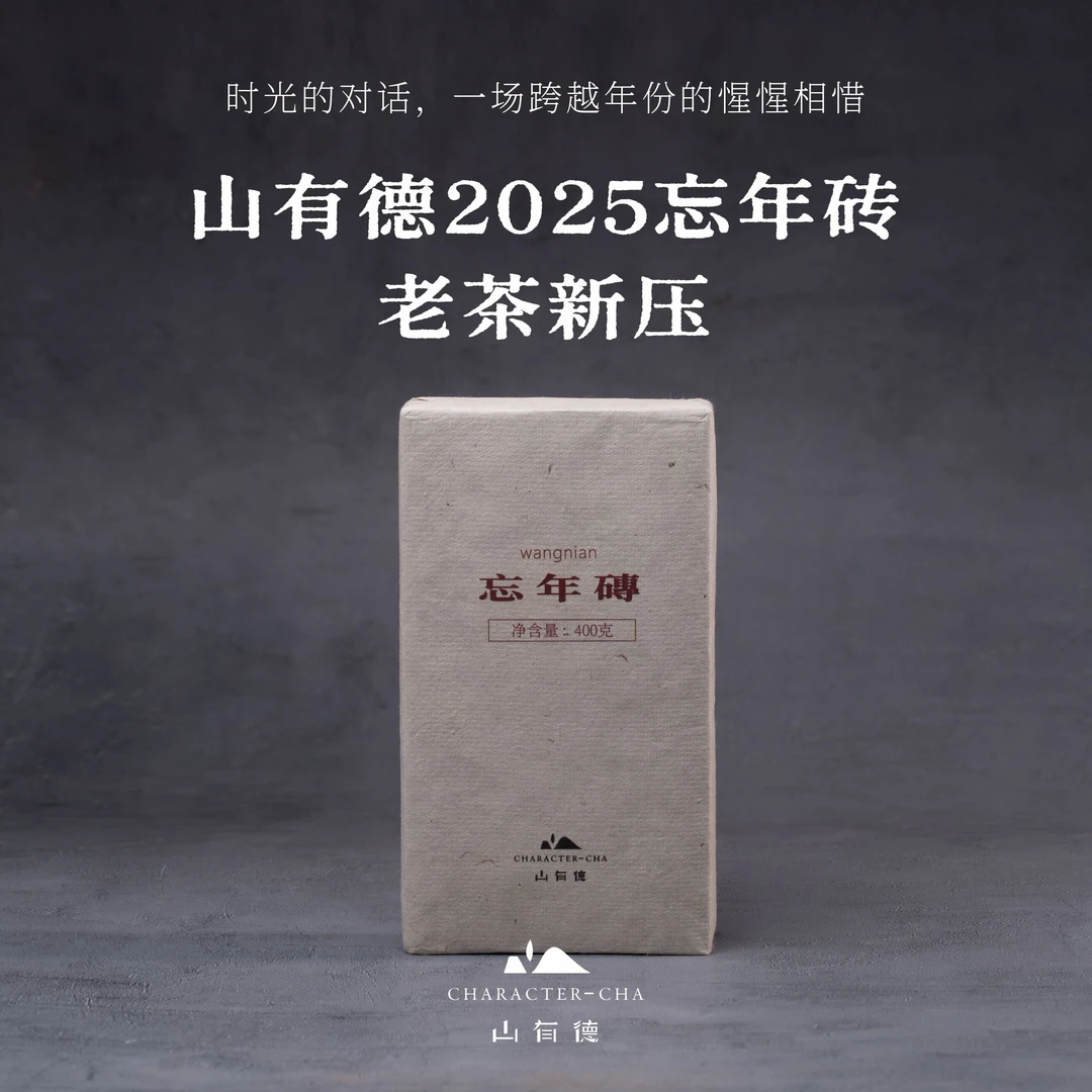 【2025忘年砖】山有德 茶叶 安化黑茶