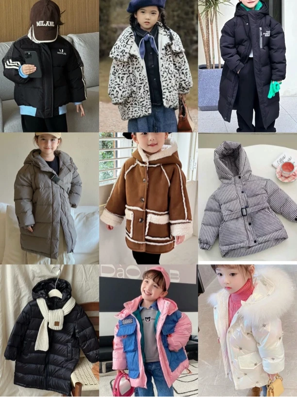 清仓！拉萨发货 140码秋冬外套合集 儿童男童女童加厚棉衣