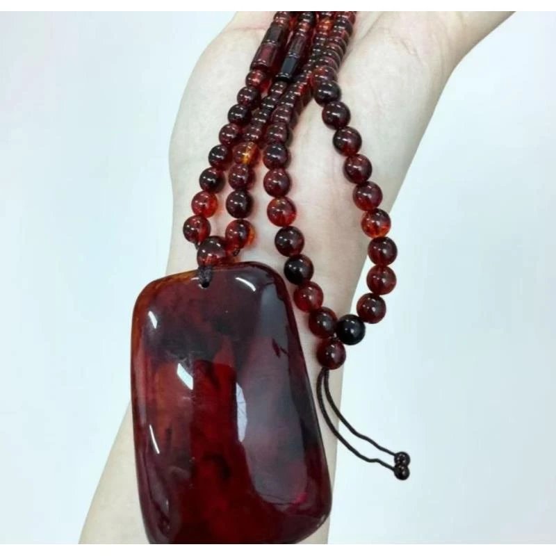 血珀项链-无礼盒-@@YS1731